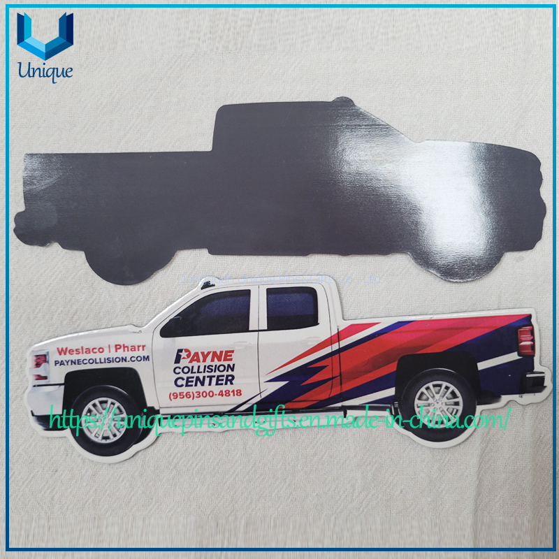 Papel artístico Laminación brillanteCamiones y montacargas Diseño único Impresión HD detallada Imanes suaves y fuertes, imanes de nevera de papel personalizados 