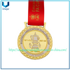 Medallas de fútbol personalizadas de alta gama: medalla de la Copa Desafío de la Asociación de Fútbol de EMIRATOS dorados y plateados
