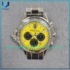 Pin de reloj 3D con solapa giratoria personalizado, broche de metal elegante de la colección Fench Pin, reloj 3D con emblema de coche Raching