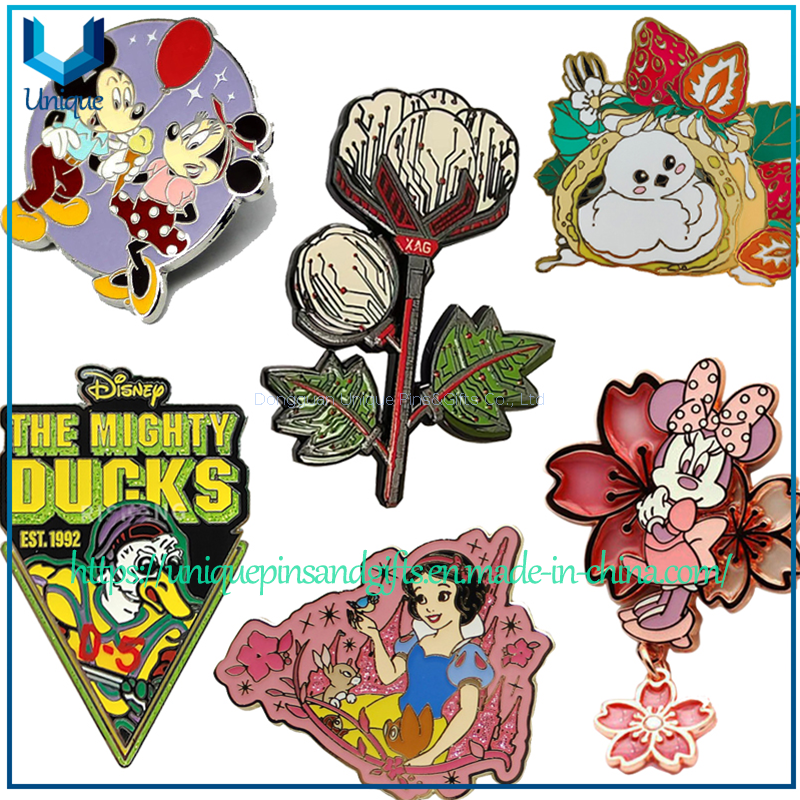 Pin de solapa de esmalte de metal de dibujos animados de alta calidad, dise&ntilde;o personalizado, artesan&iacute;as de recuerdo de metal, broche de metal.jpg