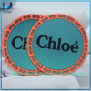 Personalizar el diseño del logotipo Fondo de textura de tela Parche de TPU, Parche de TPU para planchar uniforme escolar, Parche de PVC de goma con plancha para camiseta deportiva