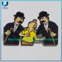 Personalizar Broche personnalisee Pin de Tintiin de dibujos animados, Pin de solapa de metal de regalo de recuerdo de decoración de moda en esmalte duro
