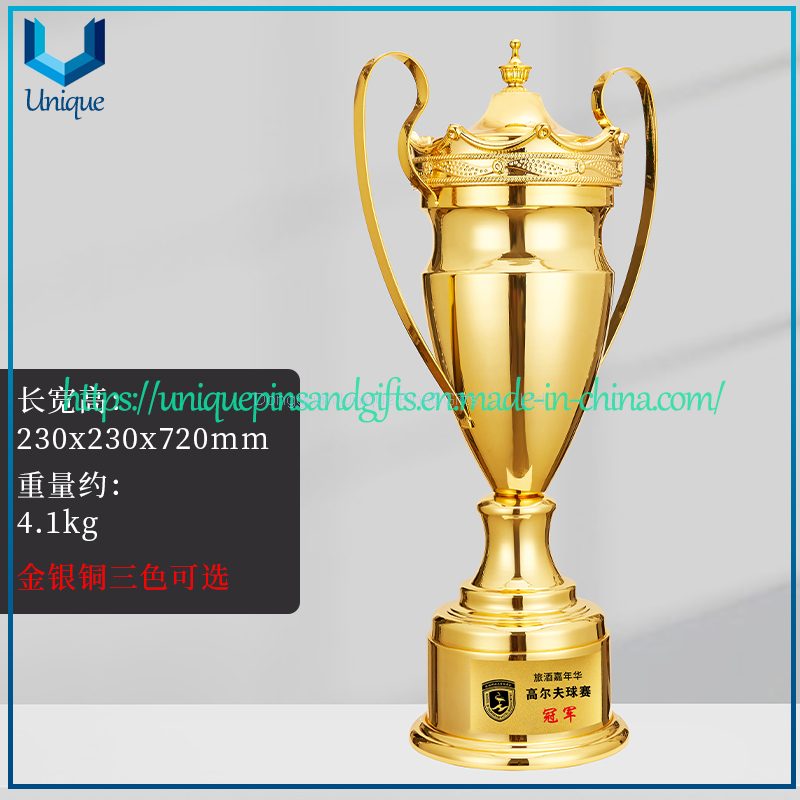 Disponibles Trofeo de Metal en oro, plata, Cobre con Logo Grabado, Copas Trofeo Medalla de Premio