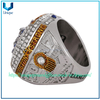 Anillo militar personalizado, Anillo campeón de aleación de zinc fundido a presión, Anillo de metal decorado con cristal de Rhystone