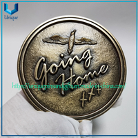 Placas conmemorativas personalizadas para tumbas, marcador de placa conmemorativa para tumbas de metal para exteriores con grabado 3D de 11 cm de diámetro en bronce
