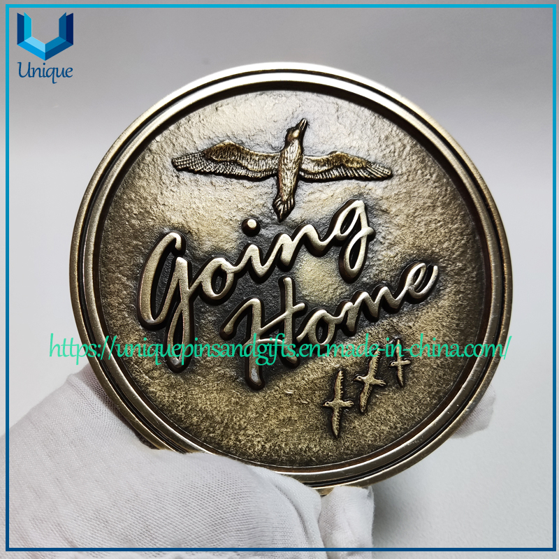 Placas conmemorativas personalizadas para tumbas, marcador de placa conmemorativa para tumbas de metal para exteriores con grabado 3D de 11 cm de diámetro en bronce