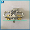 Alfiler de cuello militar personalizado de alta calidad, Bronce, oro y plata, alfiler de solapa de gorra, broche de Metal para uniforme militar
