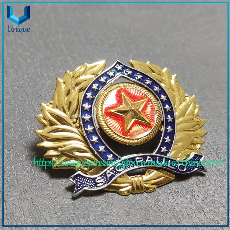 Insignia metaetiqueta de polic&iacute;a 3D personalizada de Brasil-4