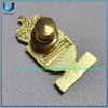 Pin de solapa personalizado de la escuela de Guatemala, broche de metal de recuerdo de oro 3D Sedes Sapientiae con epoxi con pin de seguridad de tapa plana