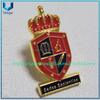 Pin de solapa personalizado de la escuela de Guatemala, broche de metal de recuerdo de oro 3D Sedes Sapientiae con epoxi con pin de seguridad de tapa plana