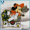 Broche de Metal personalizado de Fancy Perrier Disney Mickey, insignias de Pin surtidas multicolores de esmalte duro de alta calidad