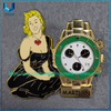 Pin de solapa personalizado de Fancy Fasion Docoration, canal Marylin Pinmaker, broche de metal variado de varios colores