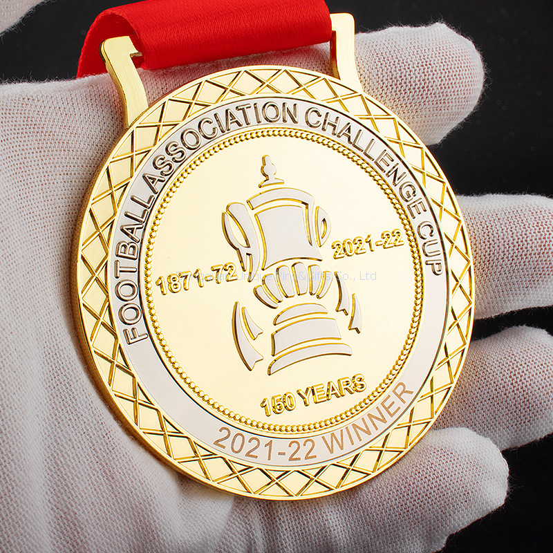 Medalla deportiva de Tanzania de diseño personalizado, medallón de premio de impresión UV de esmalte suave con cinta de impresión de transferencia de calor
