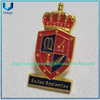 Pin de solapa personalizado de la escuela de Guatemala, broche de metal de recuerdo de oro 3D Sedes Sapientiae con epoxi con pin de seguridad de tapa plana