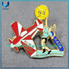 Coleccionista de pines de recuerdo francés de alta calidad personalizado, broche de Metal dorado multicolor surtido de Le Temple Du pin