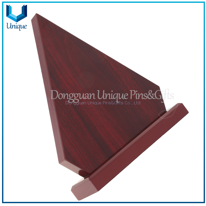 Premio de metal de la marina militar de Nigeria de alta calidad con expositor de madera