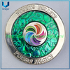 Moneda conmemorativa 3D de diamante personalizada Moneda Conmemorativa de Oro/Plata México Armada Monedera conmemorativa