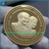 Monedas de medalla del Presidente de Filipinas, diseño personalizado de alta calidad, moneda conmemorativa chapada en oro/plata de doble cara
