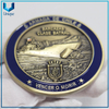 Barco Amanda De Chile 3D hecho a medida Latón antiguo Medalla de la Armada de 2,25 pulgadas Moneda de desafío con cápsula acrílica