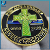 Diseño personalizado Hecho de metal 2.25 '3D Policía Ejército Militar Marina Comando marino Moneda de recuerdo Bombero Policía Desafío Monedas conmemorativas