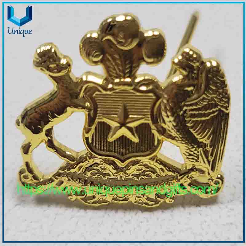 Broche de metal chapado en oro, Alfiler de solapa, Gemelos (11) 