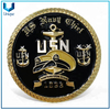 Fábrica de suministro de monedas militares, moneda de USN, moneda conmemorativa de latón antiguo, moneda de souvenir de giro para honor