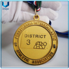 Medalla de competencia de la asociación, medalla de placas de oro mate 24k, medalla de personalización de diseño de diseño, premio Moneda Medalla