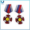 Venta al por mayor Medallas del ejército de metal personalizado, medalla de premios de carreras con cinta / perno de seguridad en estilo de uso