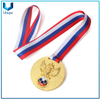 Personalice la medalla de diseño, medalla de trofeos de fútbol de oro 3D, premio deportivo de metal militar, recuerdo HONR medalla para la competencia