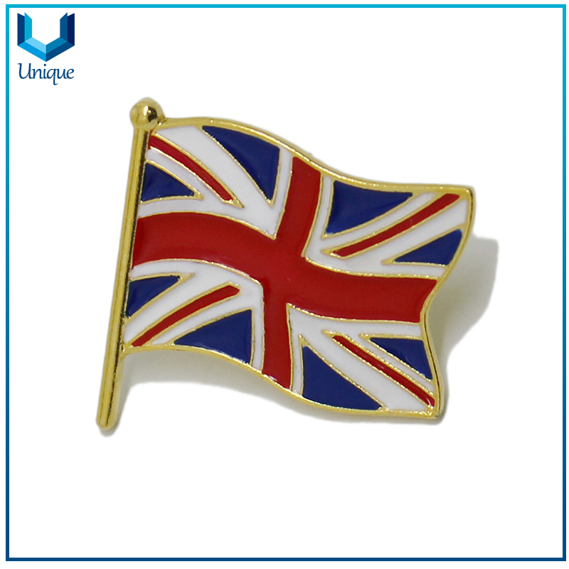 Personalice la bandera nacional, la insignia del PIN de la bandera del club de esmalte, los broches de la bandera del equipo de f&uacute;tbol para los regalos promocionales-2