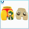 Pin de solapa Dinausor de metal, alfileres de dibujos animados, emblema animal de moda para regalos, broche de souvenir para promoción, insignia de impresión offset