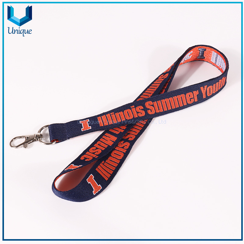 Cordón de poliéster PK con logotipo personalizado, cinta de encaje para portatarjetas de identificación de teléfono móvil