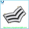 Insignias de diseño personalizadas, pintura fundida a presión, brazaletes de Metal de Hong Kong, charreteras, broches e insignias, logotipo impreso