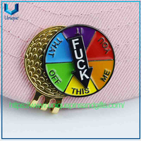 Marcador de bola de Golf magnético, flecha giratoria creativa, accesorio de regalo de Golf, marcador de bola de Golf Luckys