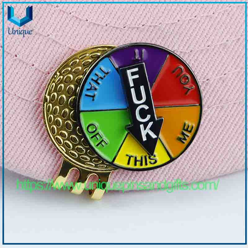 Marcador de bola de Golf magnético, flecha giratoria creativa, accesorio de regalo de Golf, marcador de bola de Golf Luckys