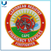 Insignias de rescate de bomberos, personalice Diseño de parches de bordados de bomberos, planchar en las etiquetas de bordado de la policía para ropa uniforme