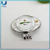 Accesorios de golf de alta calidad, marca de balanceo de esmalte duro con logotipo + marcador de bola en conjunto, personalice Clip de Cap de Metal de Golf de Cloisonne de Cloisonne +