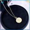 Collar colgante de plata personalizado, diseño colgante personalizado del collar, venta al por mayor de fábrica para la moneda de la collar de plata de la moda