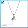 Colgante de collar de plateado de plata 925 de alta calidad 925, fábrica al por mayor de oro rodio de oro 925 colgante de plata collar