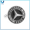Mancuerma de la marca del coche, personalice el diseño de la moda de la moda del metal, el pin de la corbata de latón del troquel de alta calidad / gemelo para regalos de boda
