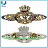 Artesanía de Metal personalizada, alfileres de solapa con logotipo 3D, insignias, uniforme chapado en oro, emblema de embrague de mariposa para seguridad de la Fuerza Aérea de EE. UU.