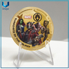 Moneda de desafío de oro de forma redonda de alta calidad con diseño personalizado al por mayor