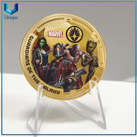 Moneda de desafío de oro de forma redonda de alta calidad con diseño personalizado al por mayor