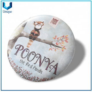 Fábrica Personalizado Redondo Dibujos animados Pintura Metal Pines Button