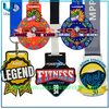 Medalla personalizada de la medalla de goma de PVC PVC personalizada Medalla de recuerdo con cinta para eventos de promoción