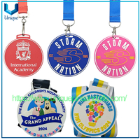 Medalla personalizada de la medalla de goma de PVC PVC personalizada Medalla de recuerdo con cinta para eventos de promoción