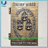 Diseño personalizado Moneda conmemorativa plegable de metal 3D, 3 'USA Marine Military Door Abre Abertable Mess Souvenir Coin, Logotipo de impresión UV Moneda de desafío conmemorativo