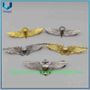 Emblema de insignia de pecho de piloto de aerolínea estadounidense de metal 3D personalizado, colección para entusiastas marítimos