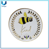 Pin de solapa de chapado de oro 24k, emblema del esmalte, marcador de sombrero, bolso de decoración, broche de metal de prenda, pernos de regalo promocionales