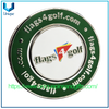 Marcador de pelota de golf de metal con logotipo personalizado y accesorios de golf con clip flexible